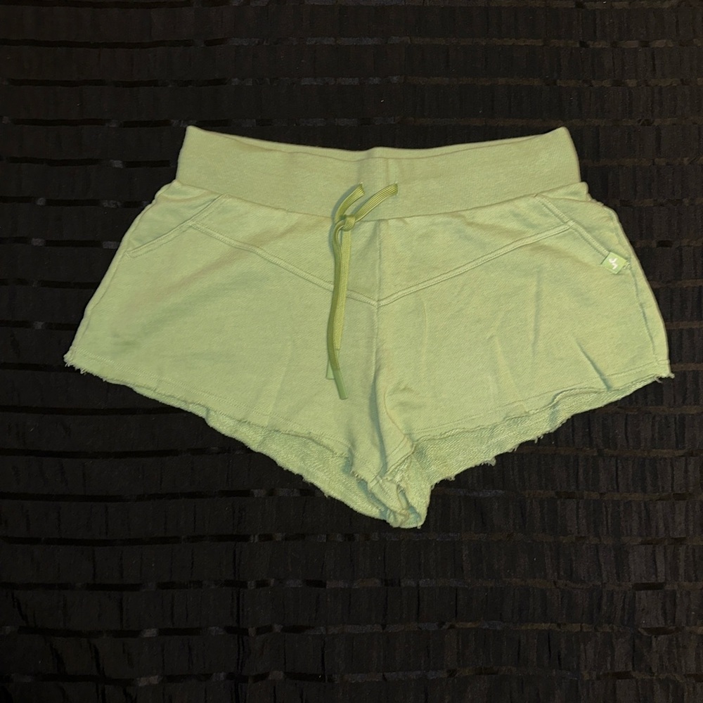 Green Drawstring Shorts